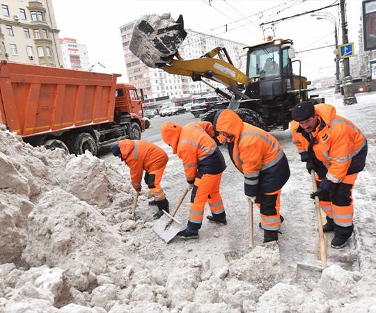 Уборка снега в Сибае и  Республике Башкортостан